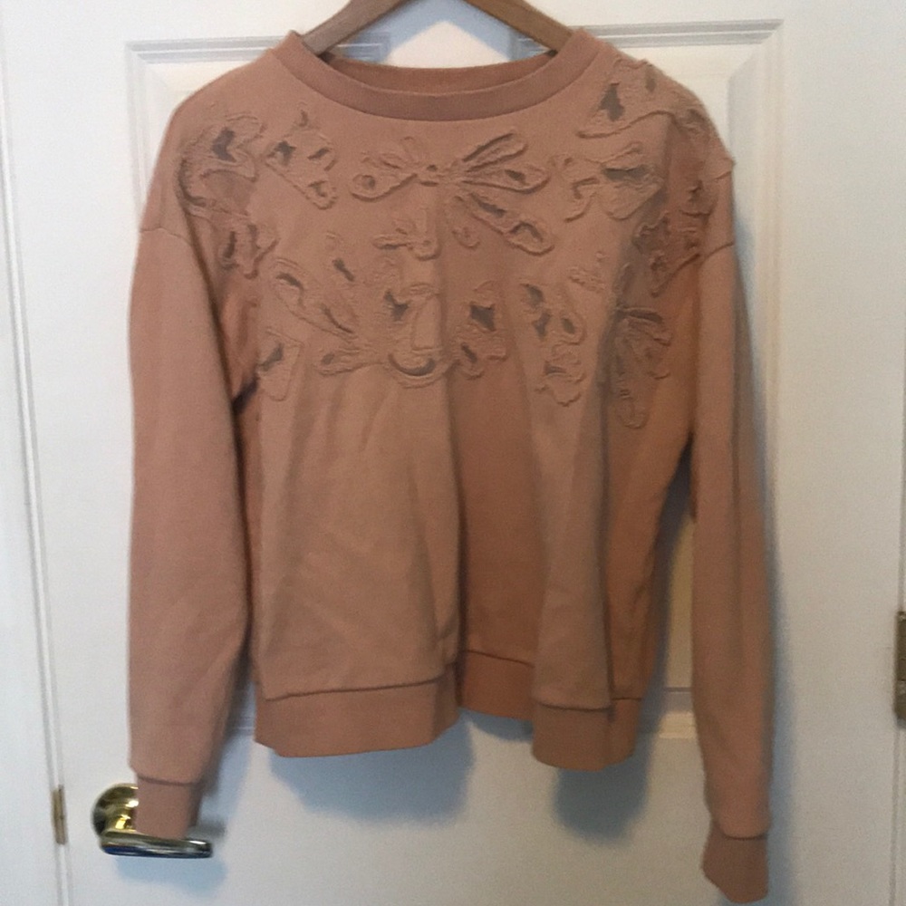 Fancy, embellished sweatshirt